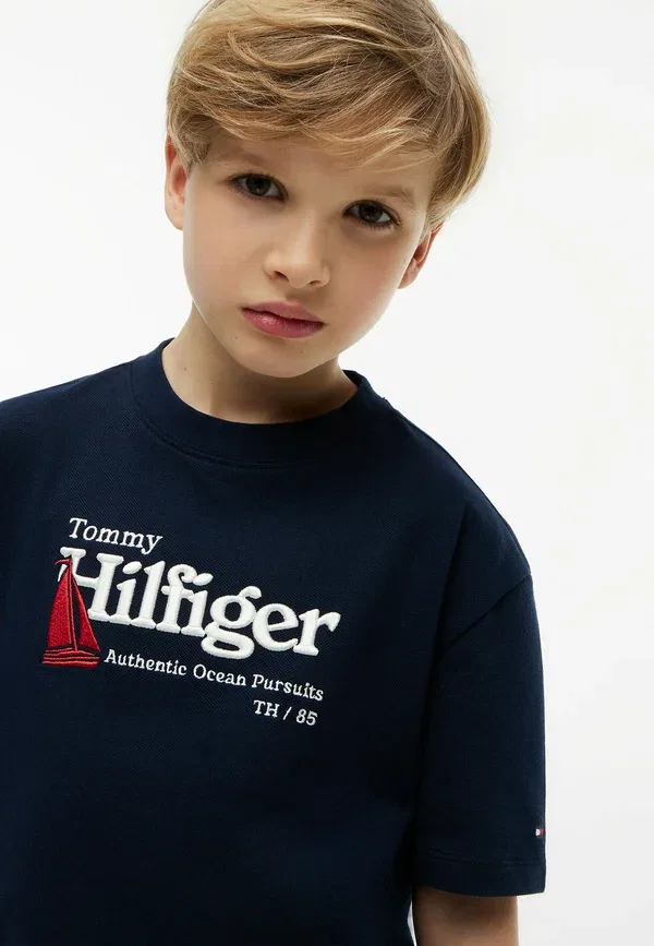 Футболка принтованная Tommy Hilfiger, темно-синий — фото 4