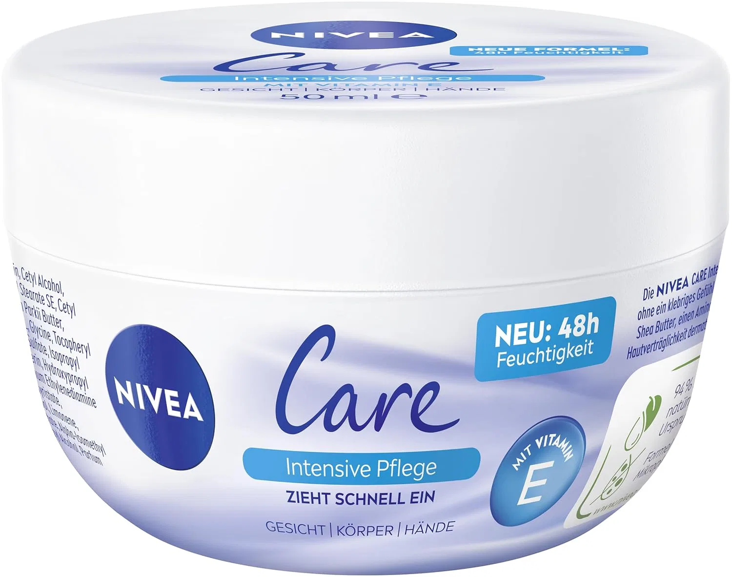 Крем для лица Beiersdorf — И тела «Creme Care» от Nivea , White