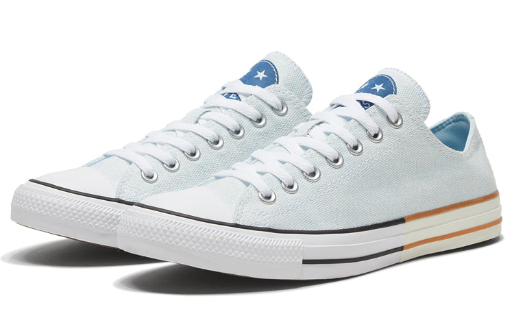 Кеды Converse Chuck Taylor All Star Low Top 'Blue', белый — фото 3