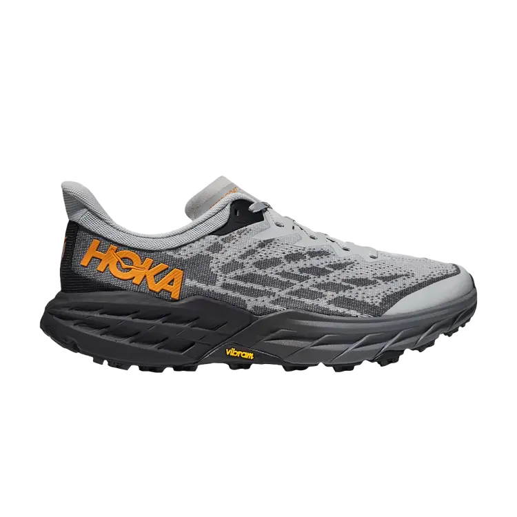 

Кроссовки HOKA Speedgoat 5 Wide 'Harbor Mist Black', серый