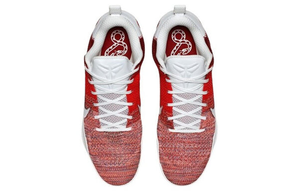 Кроссовки kobe 11 elite low 4kb Nike, красный — фото 3