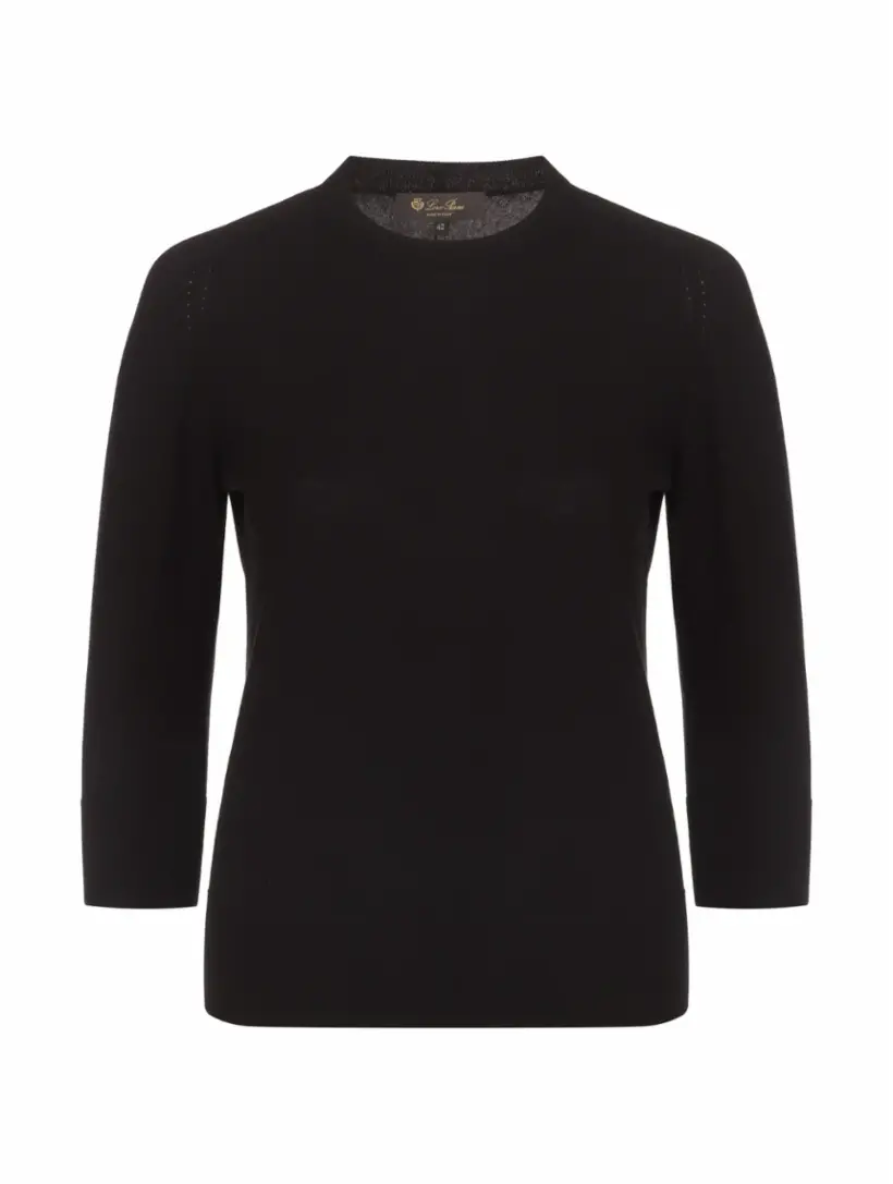 

Кашемировый джемпер Loro Piana, черный