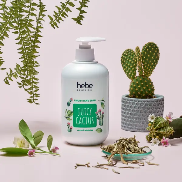 Жидкое мыло для рук, 500 мл Hebe Cosmetics Juicy cactus cactus&white tea — фото 2