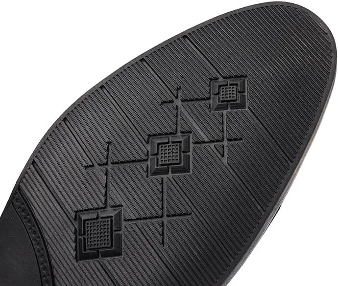 Мужские формальные повседневные лоферы с пряжкой Monk Strap, оксфорды с текстурной сеткой, легкие, из искусственной кожи, для бизнеса и свадеб Spedify — фото 3