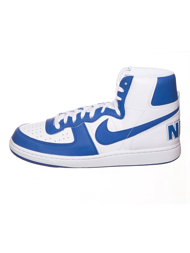 

Высокие кеды Nike, белый/синий