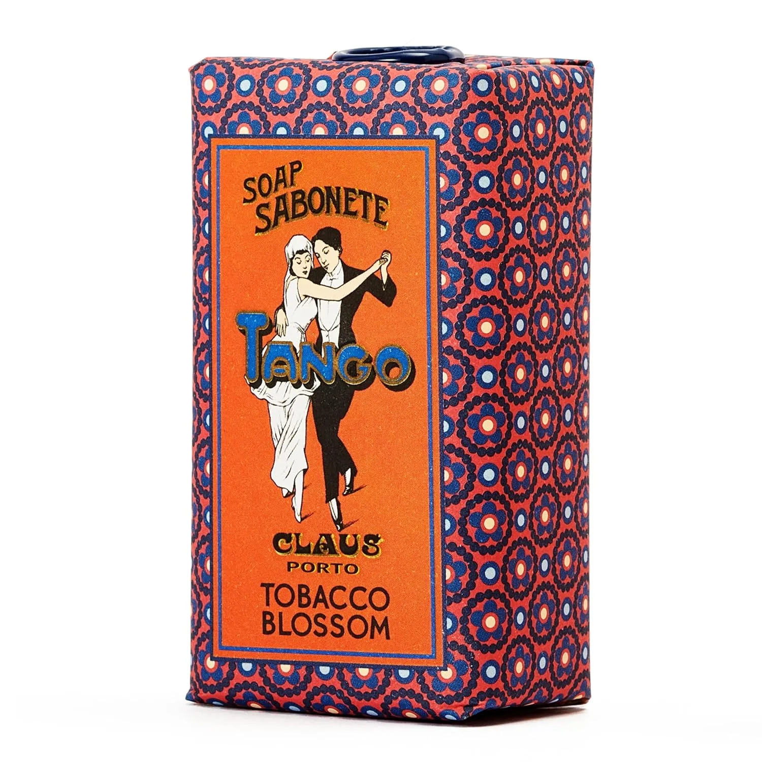 Claus Porto - Tango Tobacco Blossom - мыло для тела для мужчин и женщин | Очищающее, питающее, смягчающее | Ручная работа, ароматное, теплое, насыщенное, пряное (150 г | 5,3 унции) 150.26 г (1 шт.), orange