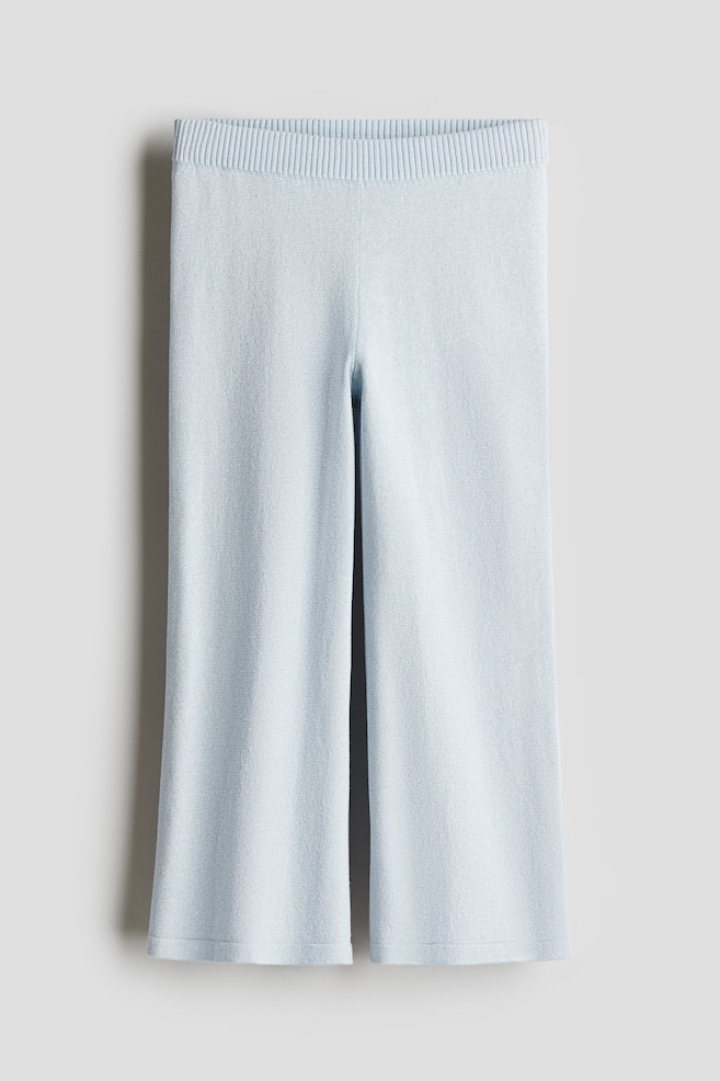 

Блестящие леггинсы тонкой вязки H&M, голубой