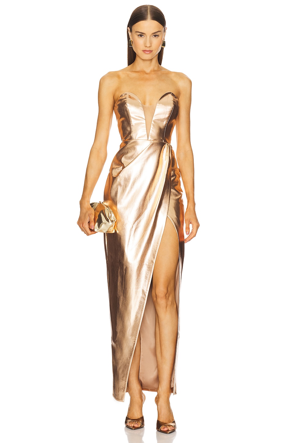 

X revolve платье "Jake" Michael Costello, bronze