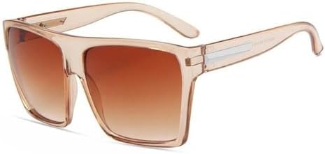 

Винтажные солнцезащитные очки для женщин в стиле 2026 года, большие солнцезащитные очки с крупными черными линзами, защита от УФ-излучения UV400, модные очки MTZJH, C6 Tea