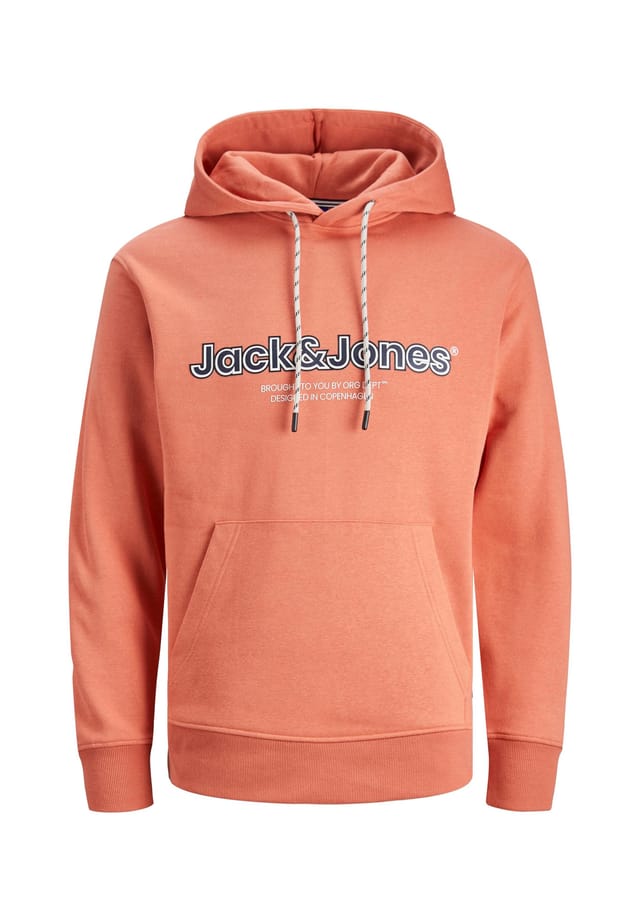 

Толстовка с капюшоном Lakewood Jack & Jones, оранжевый