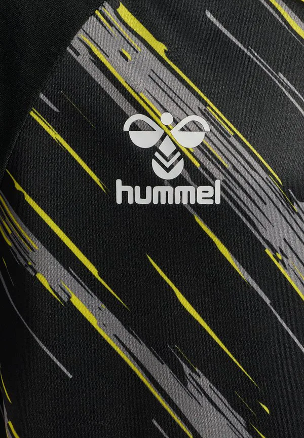 Спортивная футболка hmlmatch triumph с коротким рукавом Hummel, Black Blazing Yellow — фото 3