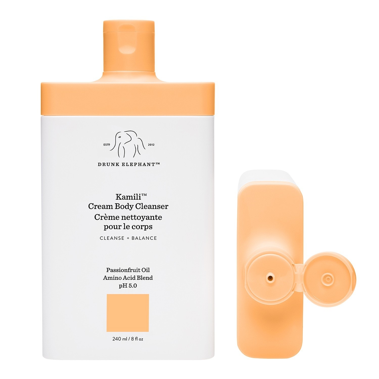 Гель для душа kamili cream body cleanser Drunk Elephant, объем 240 мл — фото 2