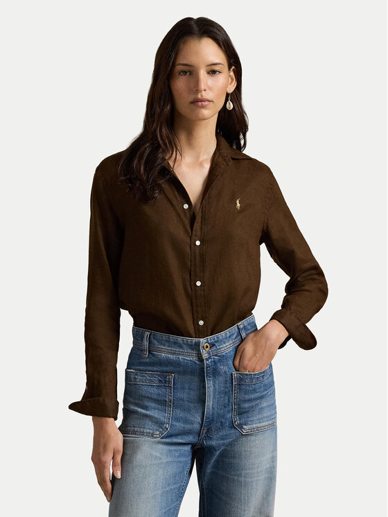 

Рубашка regular fit 211970730508 Polo Ralph Lauren, коричневый