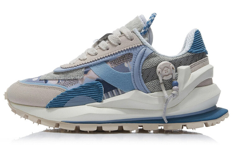 

Кроссовки Fangyuan Eternal женские с низким верхом, светло-серые, синие/белые, песочно-серые/сине-джинсовые Lining