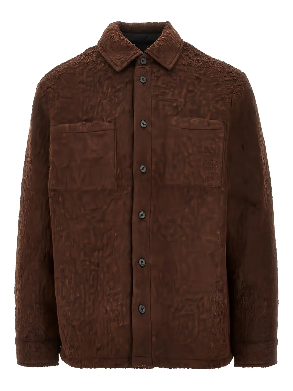 

Рубашка с карманом, двусторонняя Wax London, коричневый