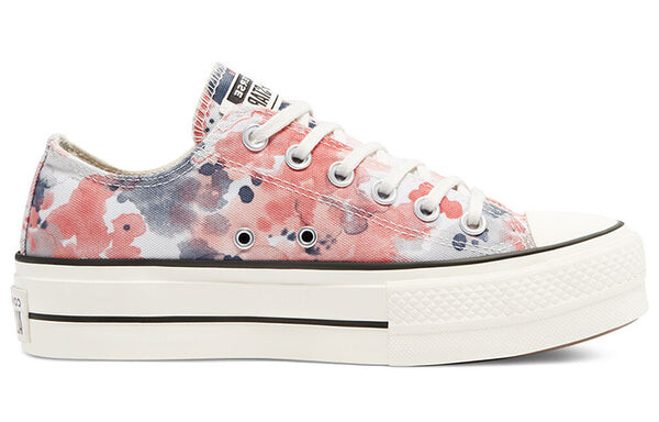 Кроссовки chuck taylor all star platform low 'washed florals' Converse, мультиколор — фото 2