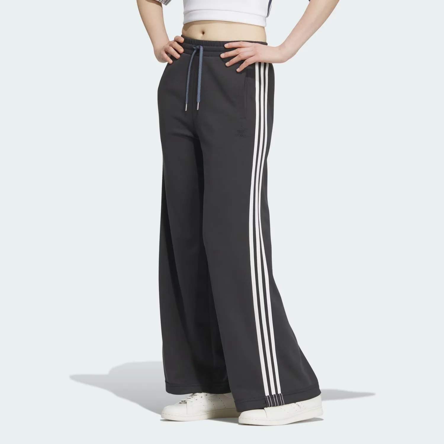 Adidas Originals Брюки спортивные TOC вязаные женские угольно-черные — фото 4