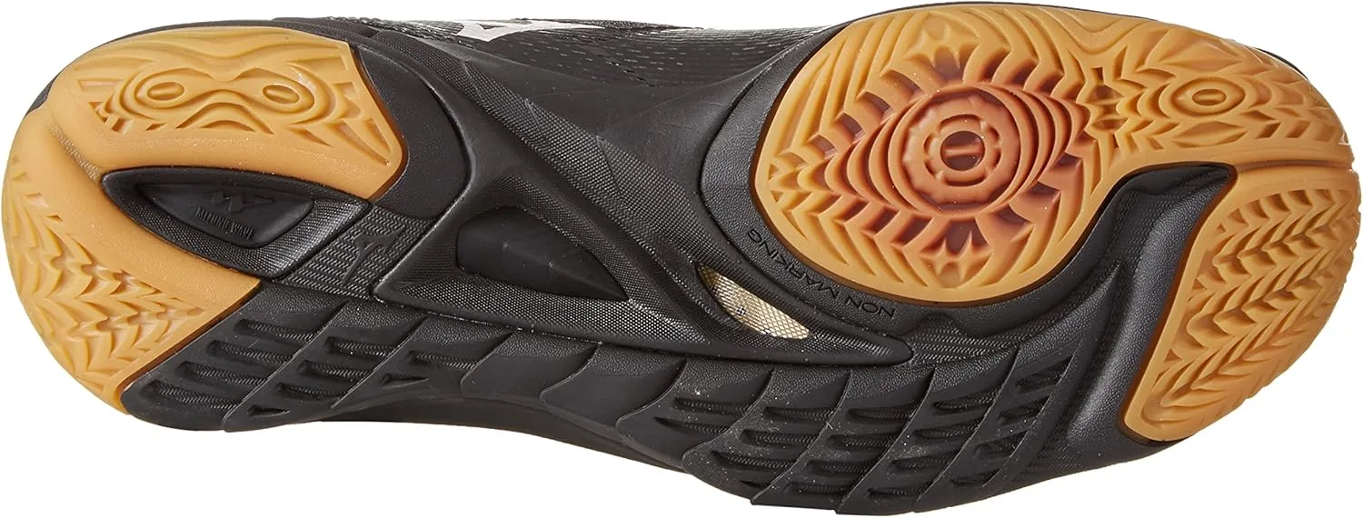Мужские кроссовки для повседневной спортивной обуви Mizuno Waver Mirage, белый/черный — фото 4