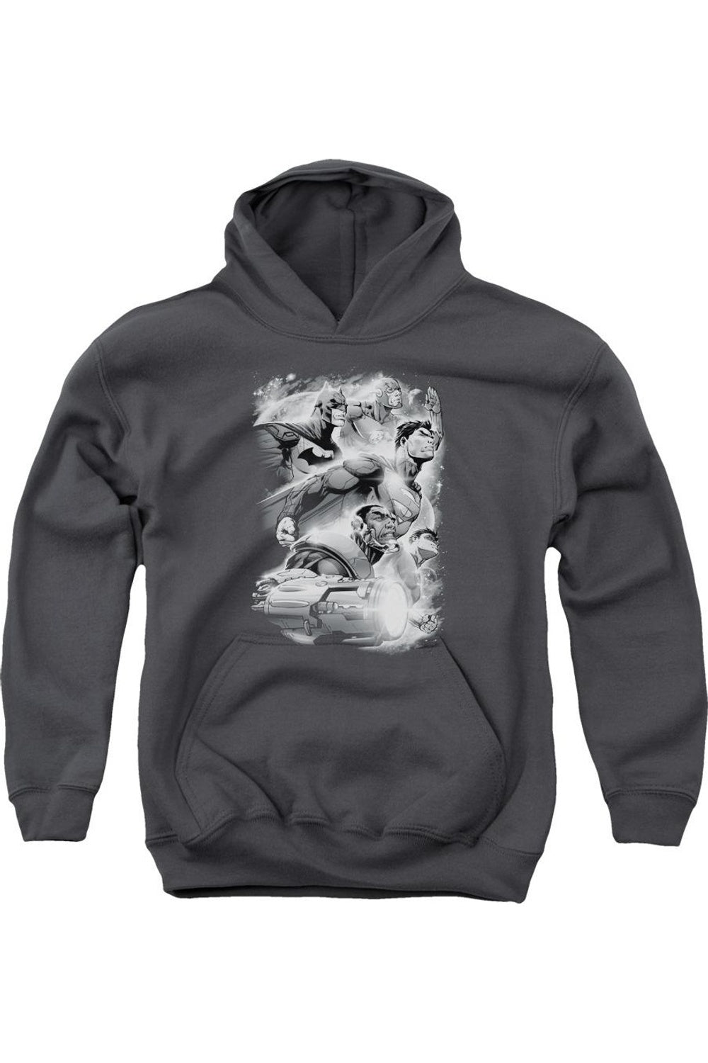 

Молодежная толстовка с капюшоном Justice League of America Atmospheric Gildan, Charcoal