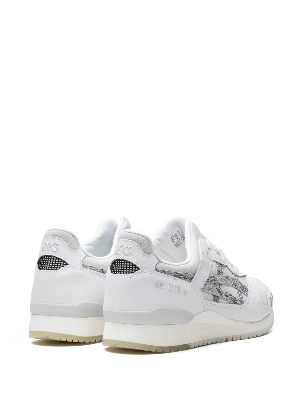Кроссовки atmos x GEL-LYTE 3 OG White Python ASICS, белый — фото 3