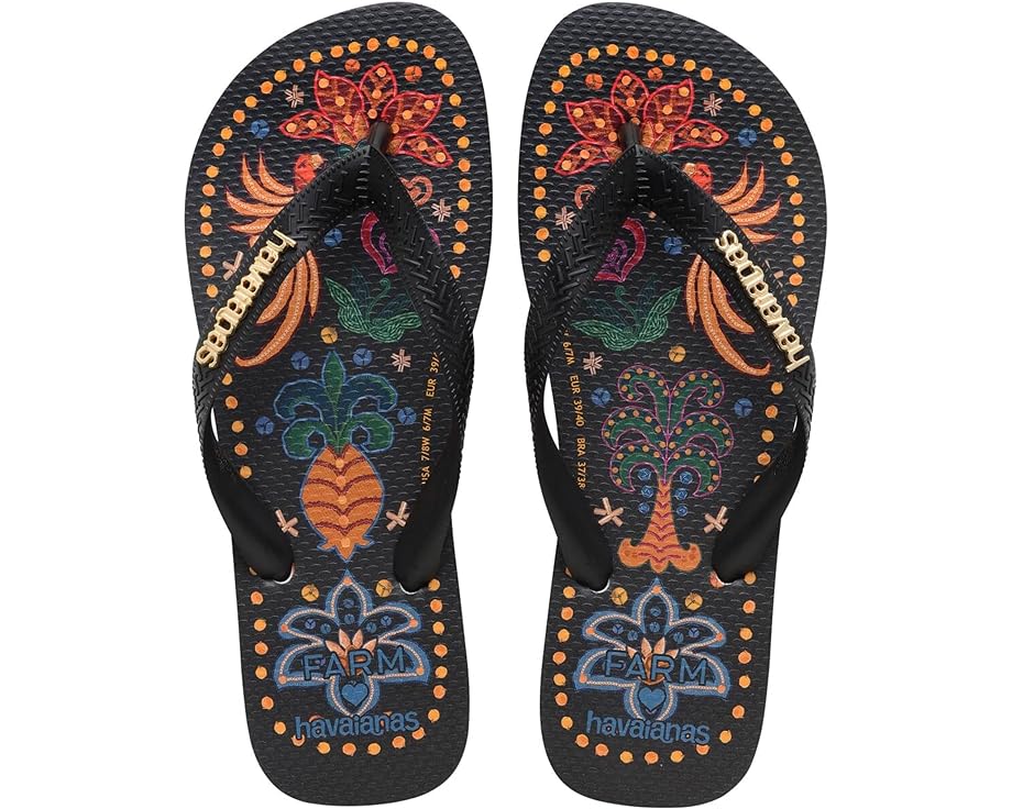 

Сандалии Havaianas Farm Rio Flip-Flop, черный