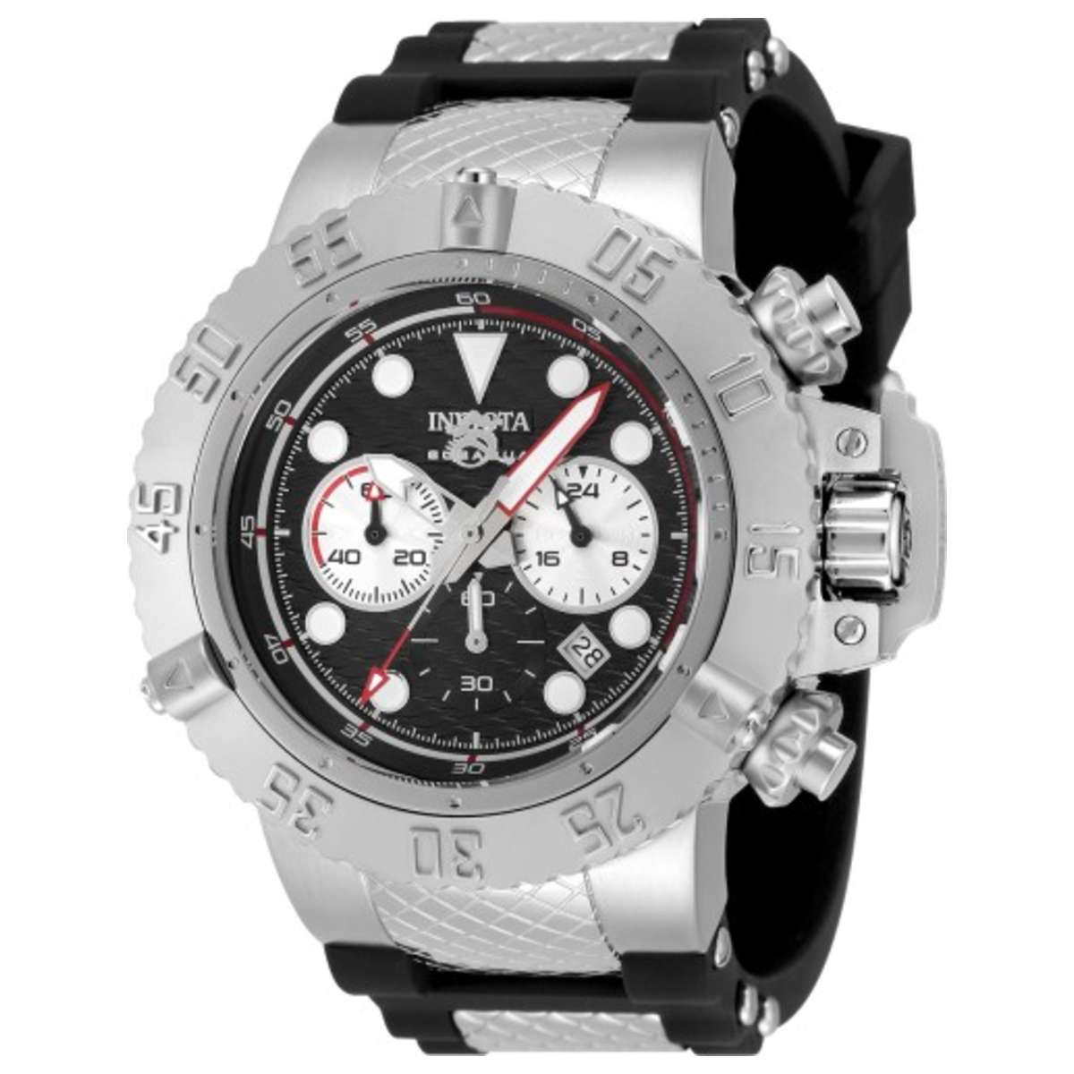 

Invicta Мужские кварцевые часы Subaqua 50 мм, серебряный/черный