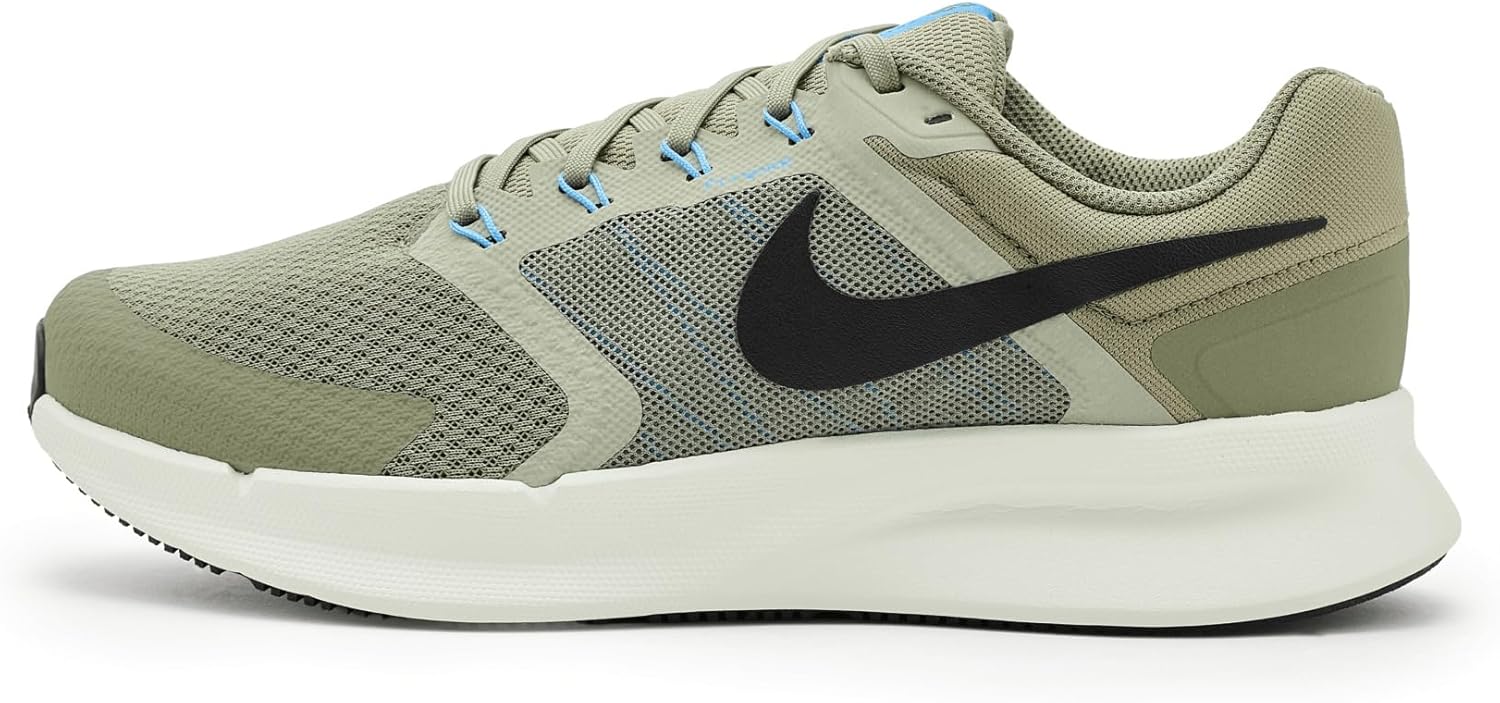Мужские кроссовки для бега по шоссе Nike Run Swift 3, черный/серебряный — фото 4