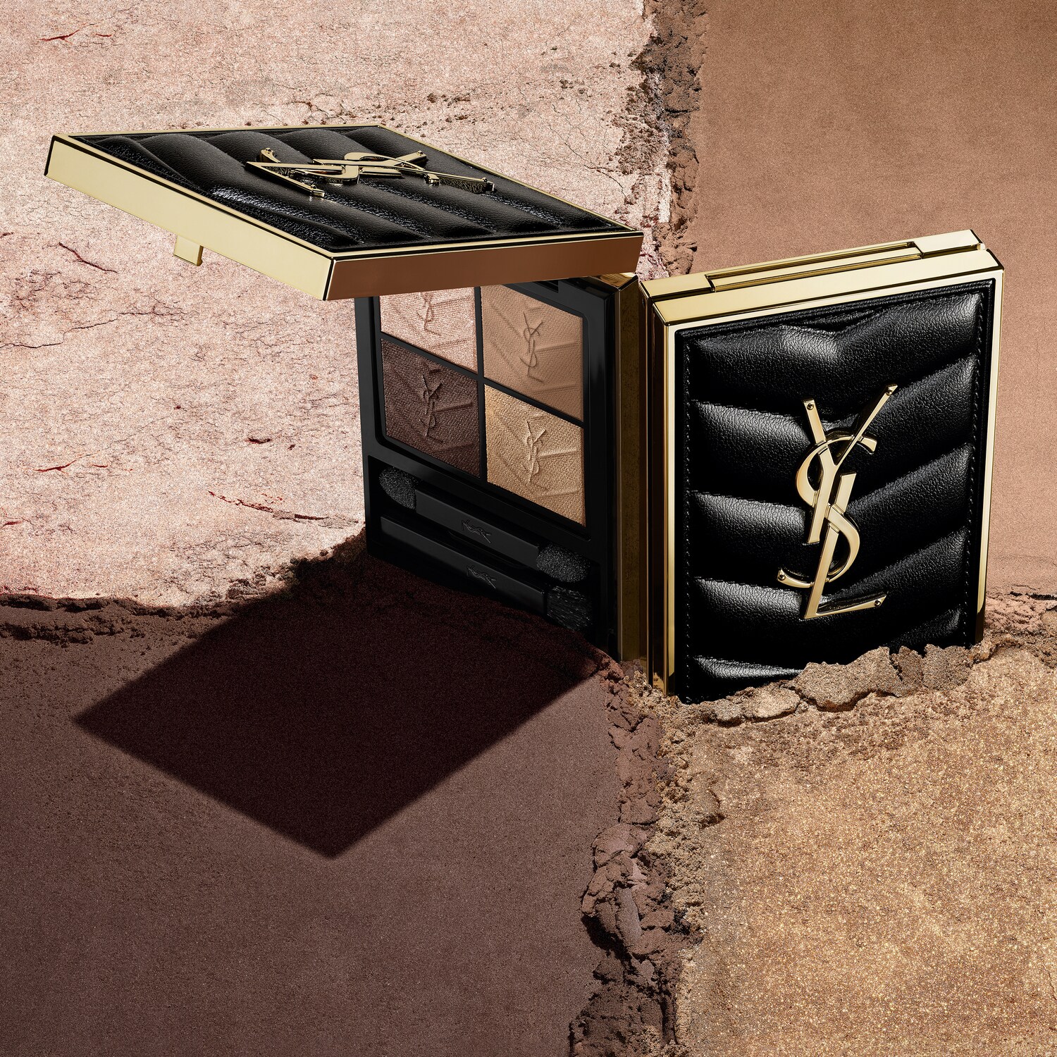 Палитра теней для век Couture Mini Clutch Yves Saint Laurent, 800 Over Doré (4 g) — фото 2