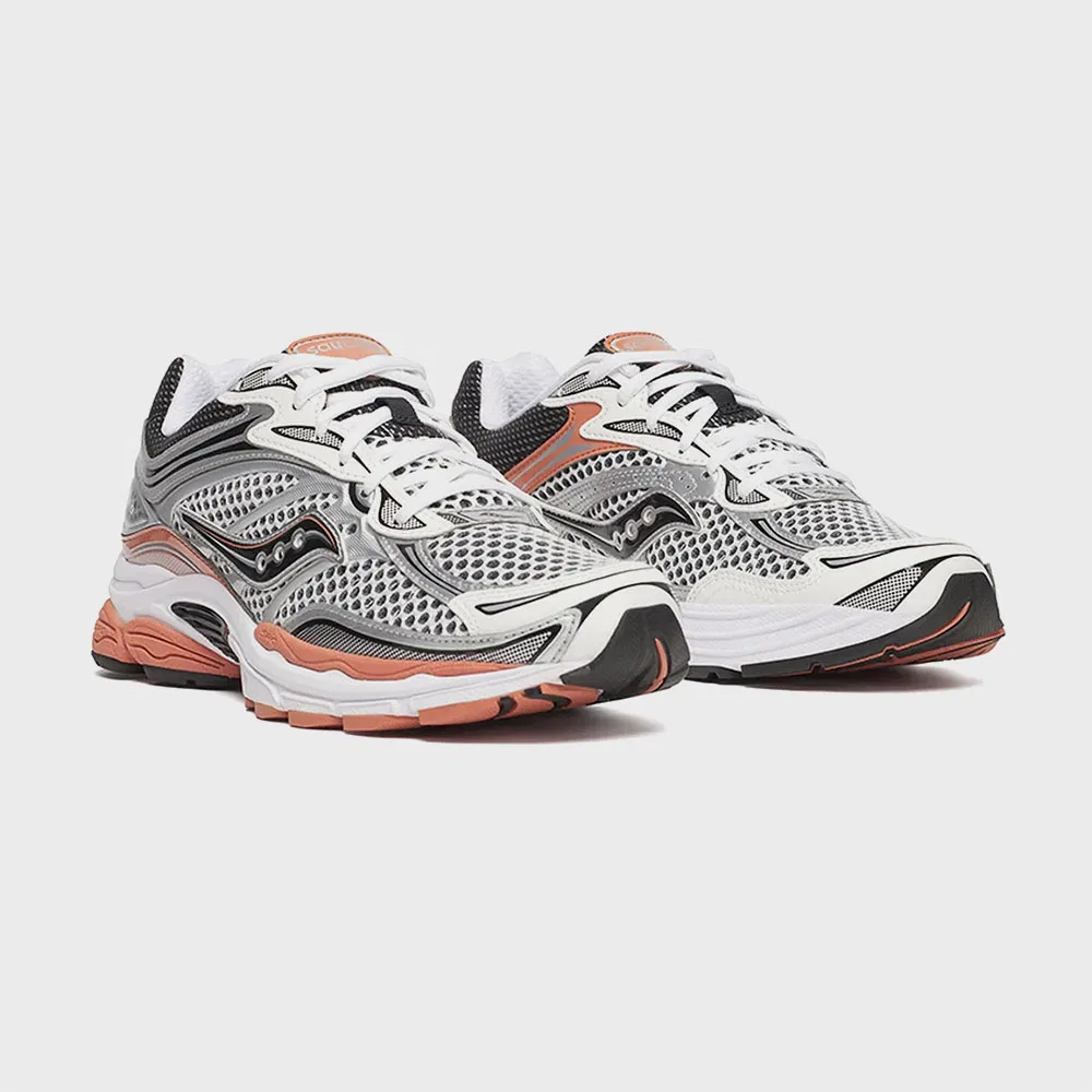 Унисекс кроссовки Progrid Omni 9 OG серебристо-оранжевые от Saucony