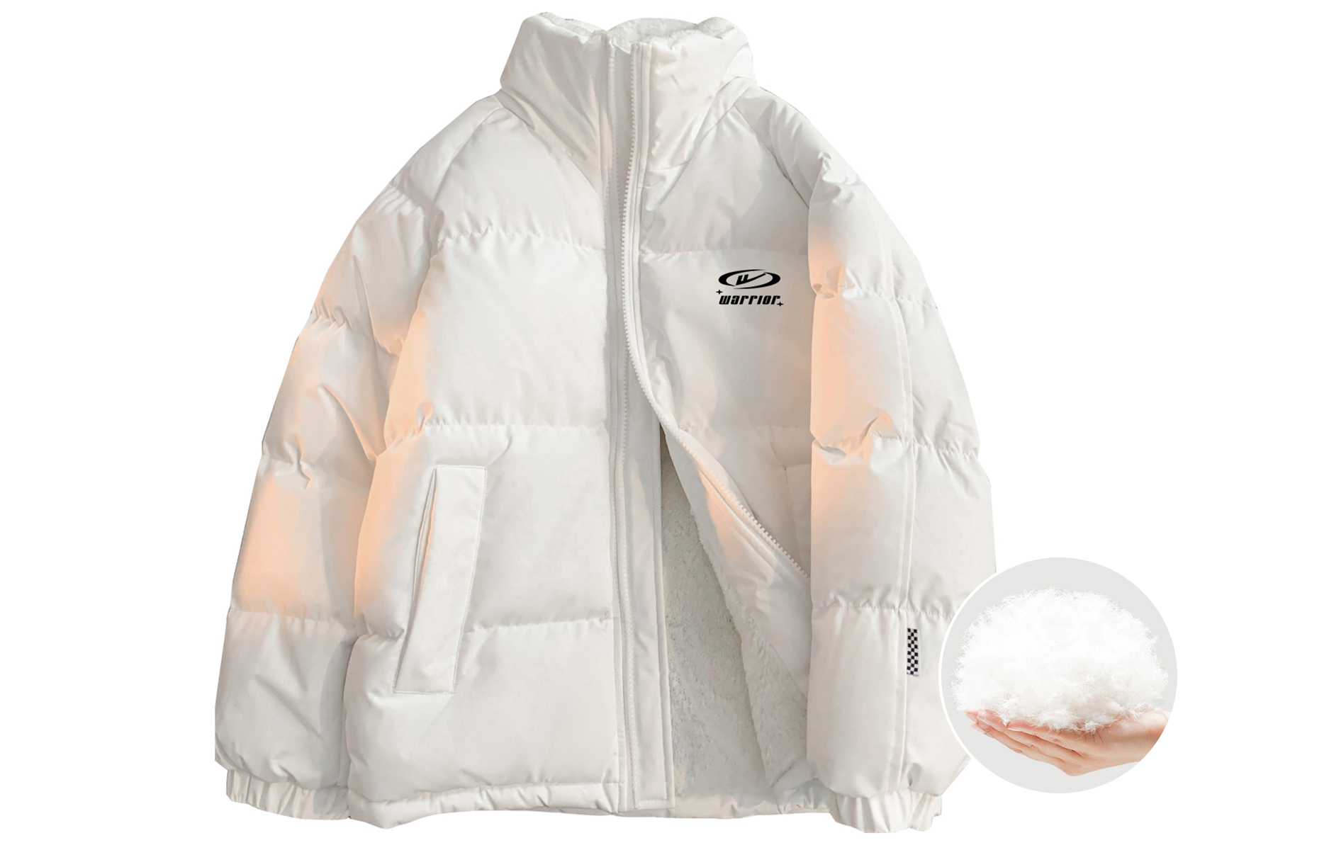 

WARRIOR Пуховик Unisex, White