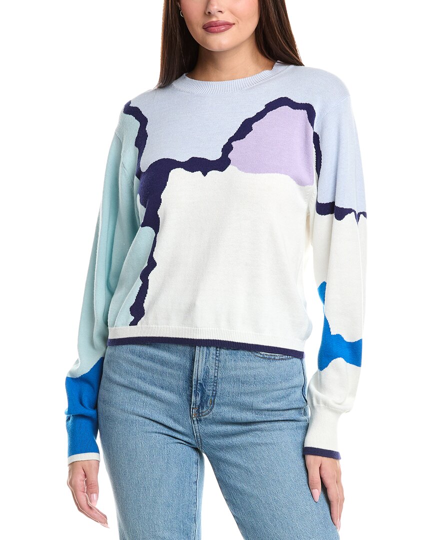 

WISPR Свитер из смесового шелка Aubrey, синий