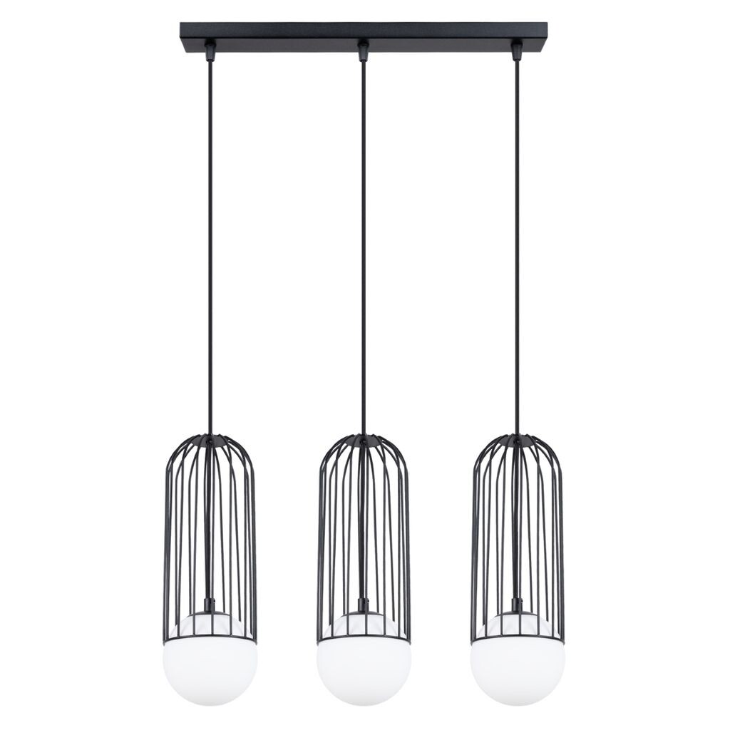 

Подвесной светильник BRINA 3L черный 3xG9 8W сталь 115x12x54см Sollux Lighting
