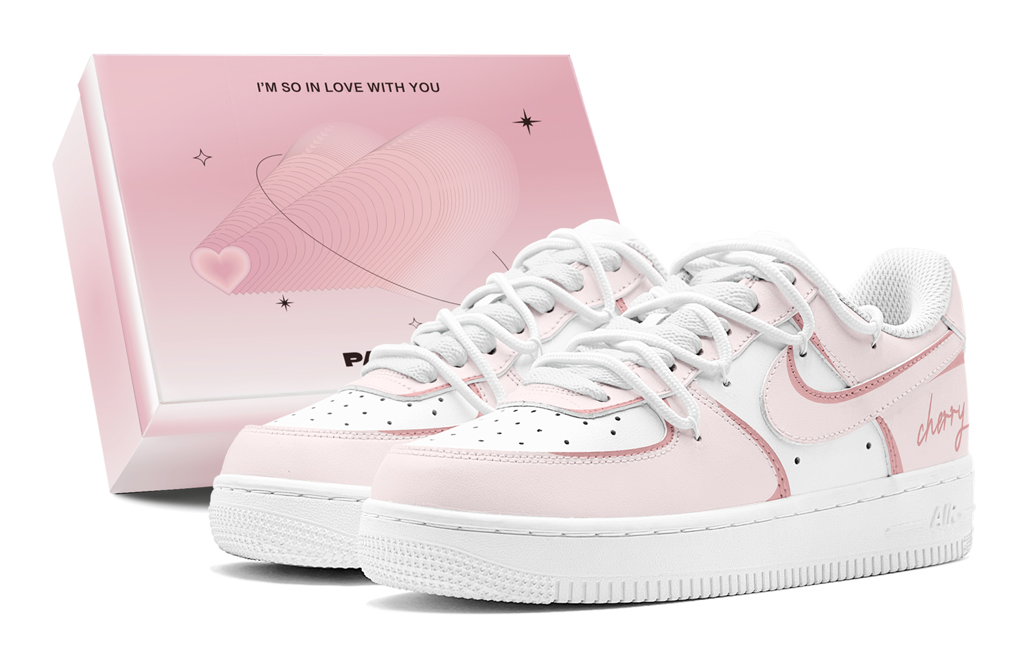 

Детские кроссовки для скейтбординга Air Force 1 LE Low Top для подростков Nike, розовый