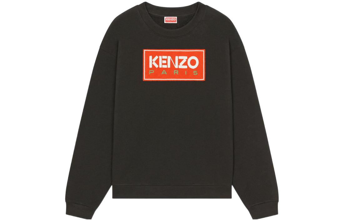 

Толстовка женская Kenzo Logo Patch Crew-neck, черный