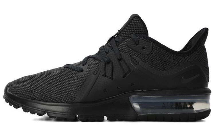 

Кроссовки Air Max Sequent женские с низким верхом, черные Nike