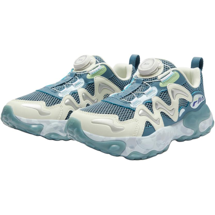 FILA KIDS Детские уличные кроссовки Dragon Carp с легкой амортизацией Dream Blue/Ice Cream Green — фото 4
