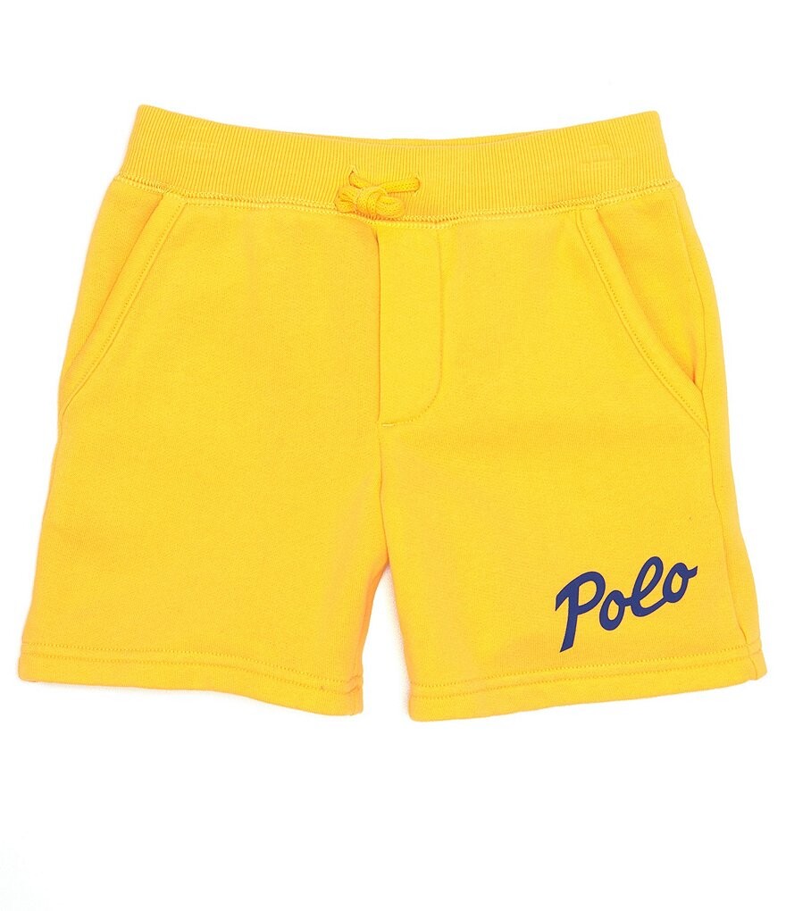 

Флисовые шорты с логотипом Polo Ralph Lauren Big Boys 8–20, желтый