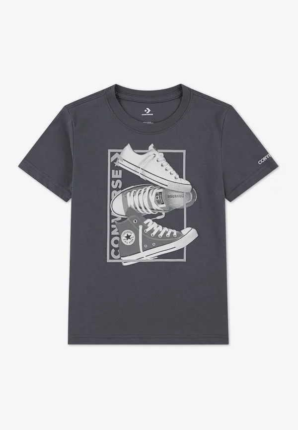 Футболка с принтом обуви Converse, Dark Matter