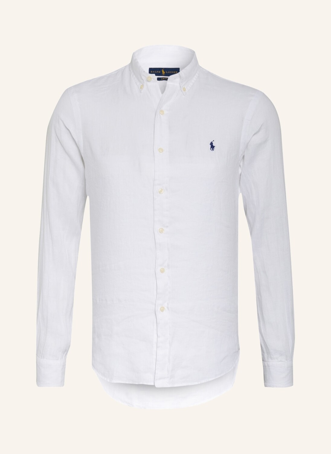 

Рубашка POLO RALPH LAUREN Slim Fit, белый