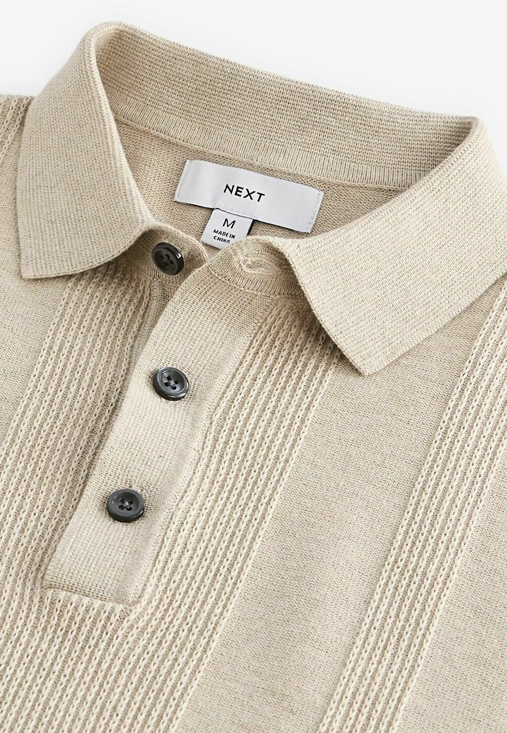 

REGULAR FIT Vertical Texture Next, Рубашка-поло коричнево-коричневый