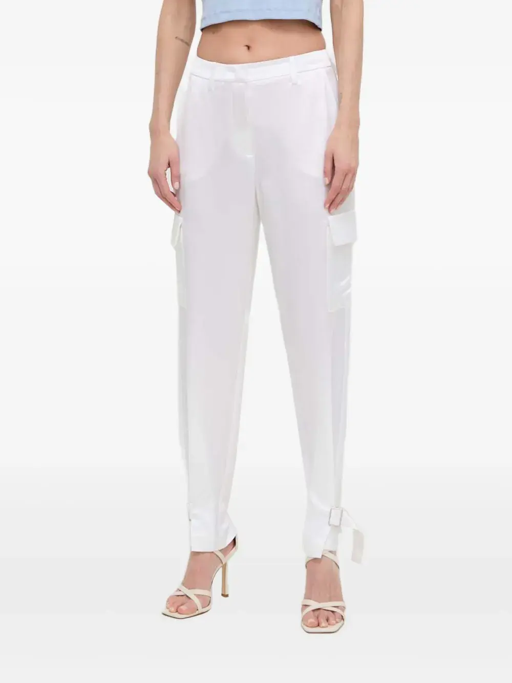 

Брюки карго с пряжками Guess Usa, белый