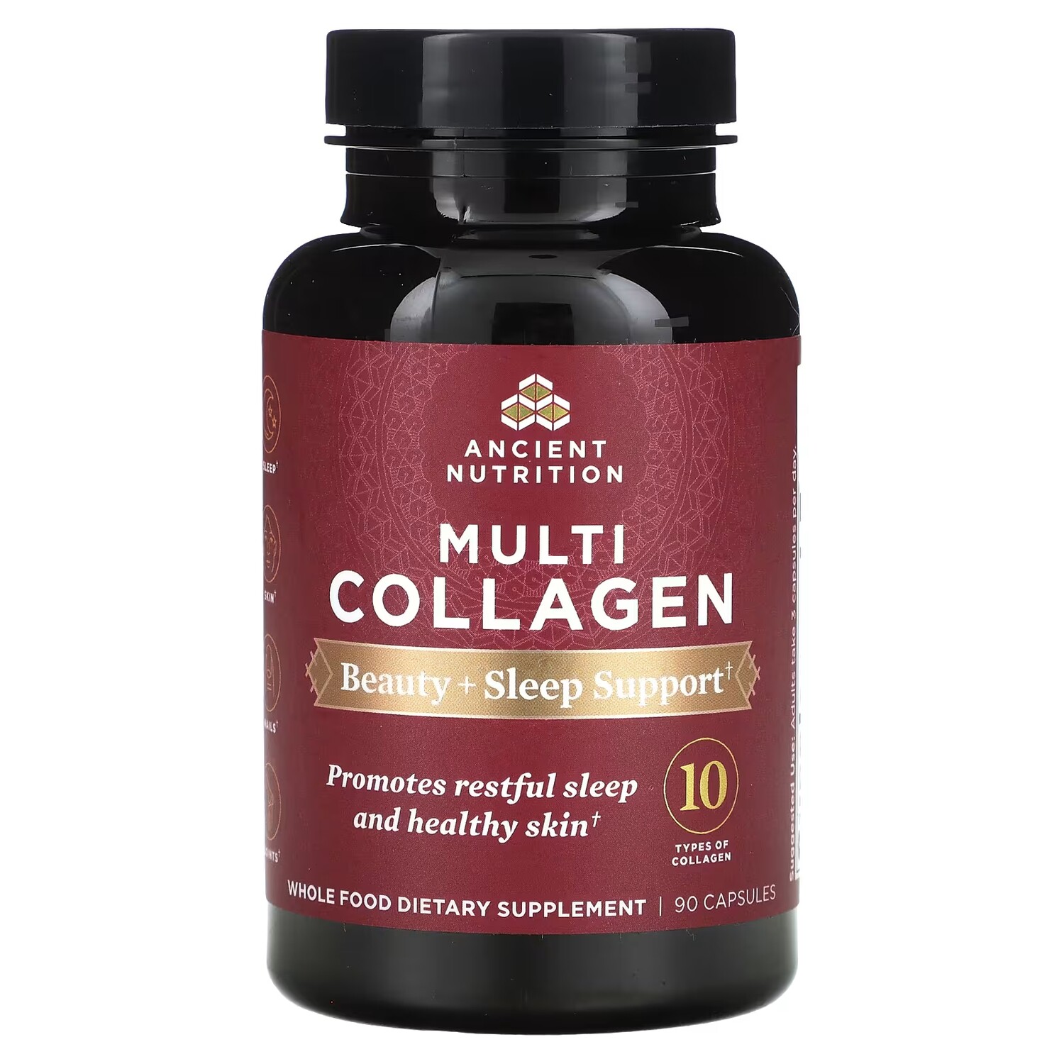 

Ancient Nutrition Multi Collagen Beauty + Sleep Support 90 капсул