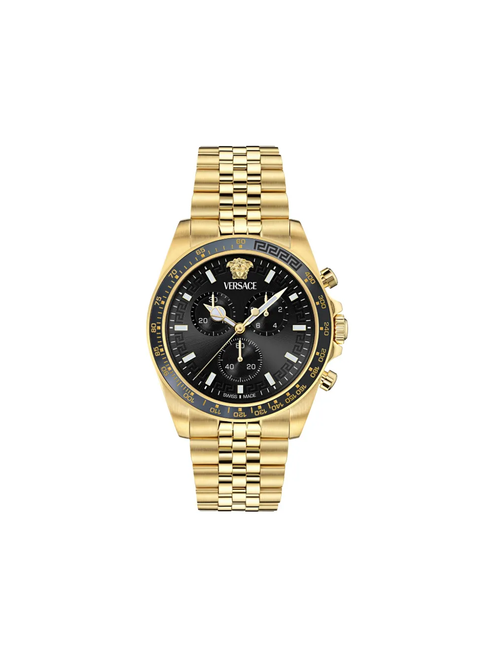 

Наручные часы Greca Chrono 43 мм Versace, золотой