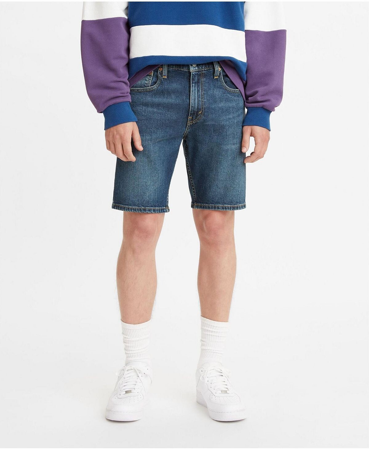 

Мужские джинсовые шорты Flex 412 Slim Fit с 5 карманами и шириной 9 дюймов Levi's