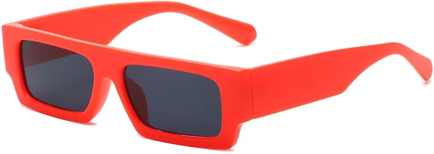 

Солнцезащитные очки с защитой от УФ-излучения UV400 | Маленькая оправа, желто-черный стиль стимпанк | Для женщин и мужчин, для занятий спортом на открытом воздухе и вождения DSVIGF, Orange