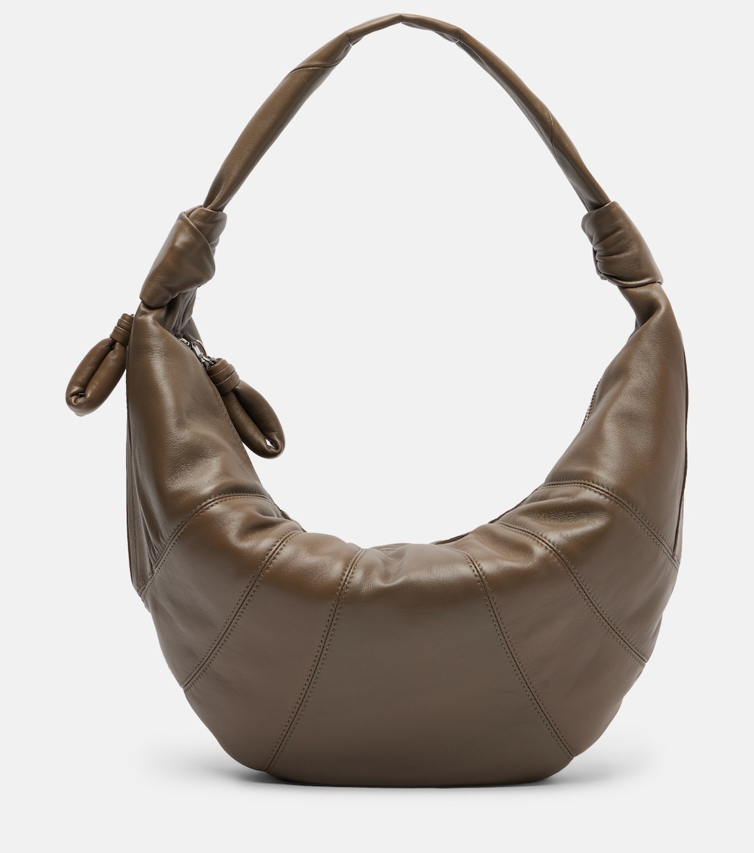 

Кожаная сумка через плечо Fortune Croissant Lemaire, Dark Khaki