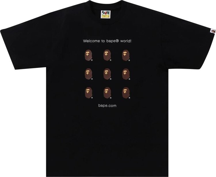 

Футболка BAPE .Com 'Black', черный