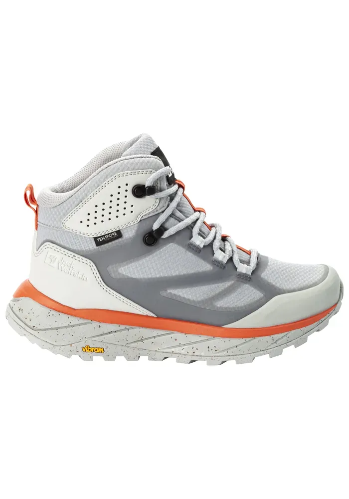 Каретные туфли Jack Wolfskin "TERRAVENTURE TEXAPORE MID W", серый