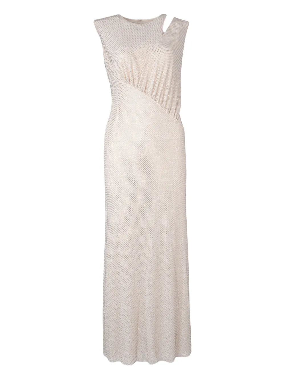 

Платье миди с вырезами Self-Portrait, нейтральный