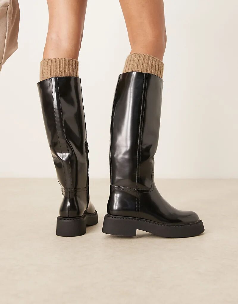 Ботинки для верховой езды Carlisle Clean Flat от ASOS DESIGN черного цвета — фото 3